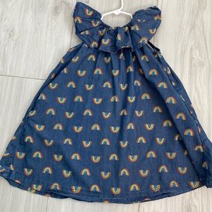 Stella McCartney rainbow denim dress